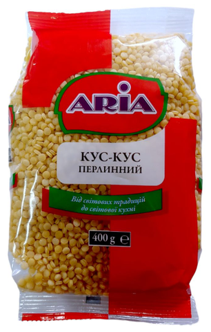 КУС-КУС ПЕРЛИННИЙ фас.400г ТМ ARIA